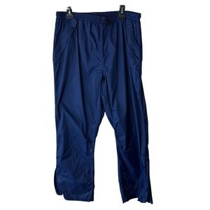 Acuity‎ Mens Large Navy Nylon Wind Pants Zip Ankle Gorpcore Outdoor Athletic L